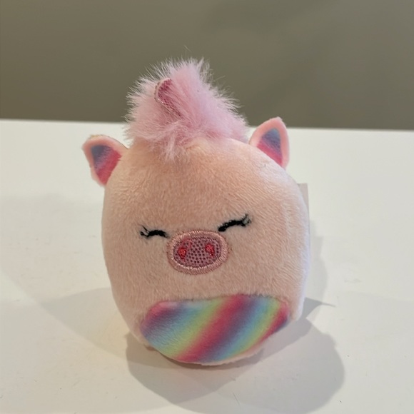 New 2” Rita the Unicorn in Rainbow Costume Squishville Clip Set -Squishmallows - Picture 2 of 7